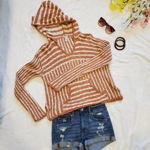 Forever 21 lightweight sweater with hood size M